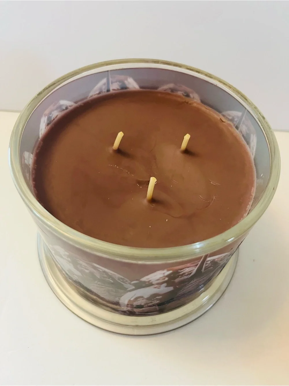 Homeworx Slatkin & Co. Fantastic Fudge Scented 3 Wick Candle Unburned 14 Oz.